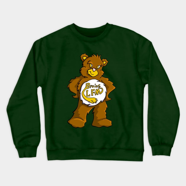Brown LFMS Bruins Crewneck Sweatshirt by Reel Fun Studios